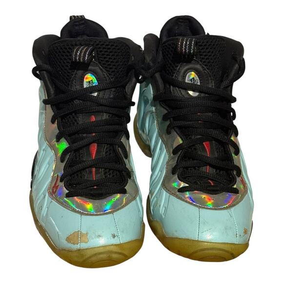 Nike Little Posite One Easter 2018 Iridescent Foamposite 864077-004 GS 6Y - Picture 3 of 8